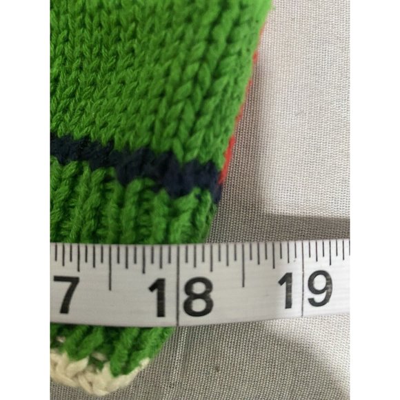 Vintage Marisa Christina Women’s Hand Knitted Sweater women golfer multi small - Picture 4 of 11